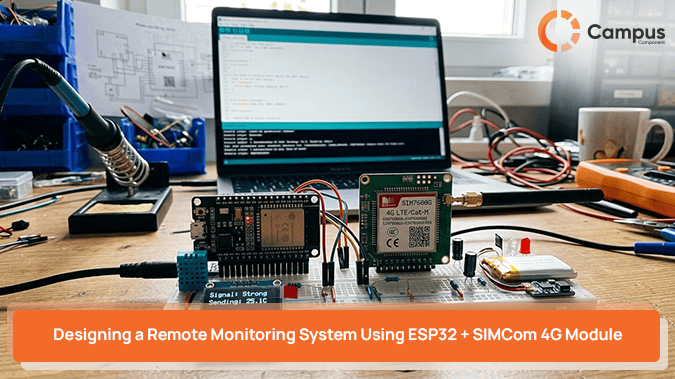 Designing a Remote Monitoring System Using ESP32 + SIMCom 4G Module